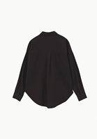 Bayan Kahverengi Cep Detaylı Oversize Gömlek