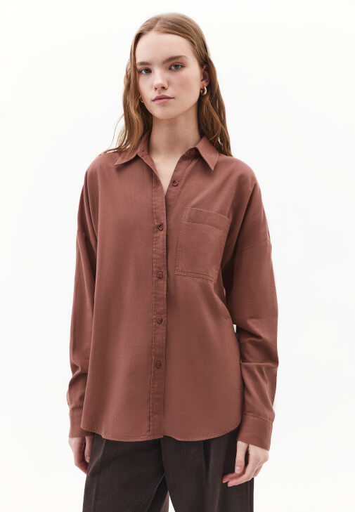 Oversize Gömlek ve Wide-Leg Pantolon Kombini