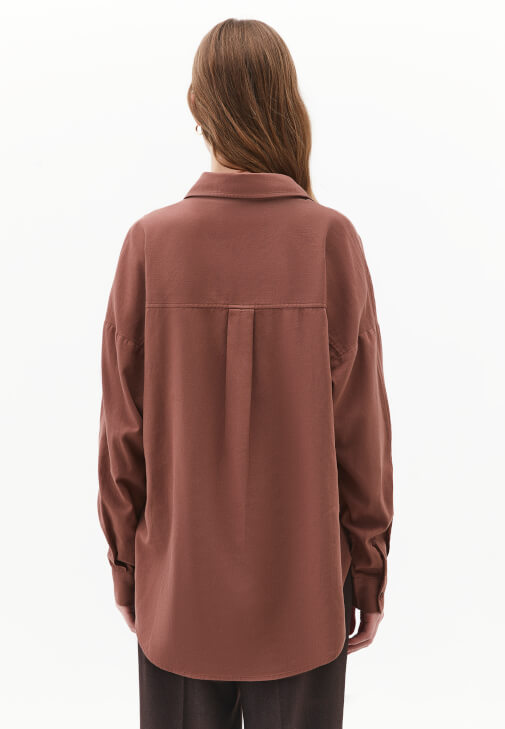 Oversize Gömlek ve Wide-Leg Pantolon Kombini