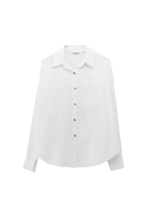 Oversize Gömlek ve Orta Bel Pantolon Kombini