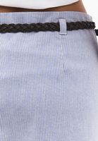 Bayan Çok Renkli Çizgili Şort Etek