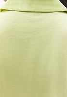 Bayan Yeşil Polo Yaka Düğmeli Tişört