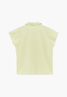 Bayan Yeşil Polo Yaka Düğmeli Tişört