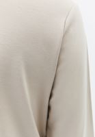 Bayan Bej Pamuklu Bot Yaka Tişört