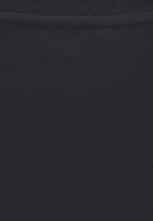 Bayan Siyah Pamuklu Sıfır Yaka Tişört