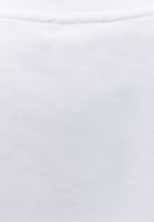 Bayan Beyaz Pamuklu Sıfır Yaka Tişört