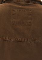 Bayan Kahverengi Cep Detaylı Crop Ceket