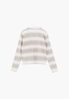 Bayan Çok Renkli Polo Yaka Çizgili Tişört