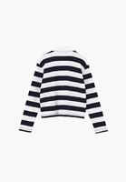 Bayan Çok Renkli Polo Yaka Çizgili Tişört