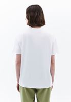 Bayan Beyaz Sıfır Yaka Oversize Tişört