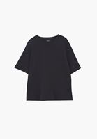 Bayan Siyah Pamuklu Oversize Tişört