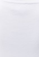 Bayan Beyaz Pamuklu Oversize Tişört