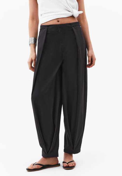 Balon Pantolon ve Modal Atlet Kombini