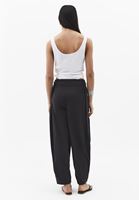 Bayan Gri Yüksek Bel Balon Pantolon