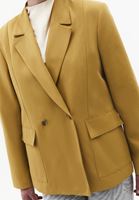 Bayan Sarı Oversize Blazer Ceket