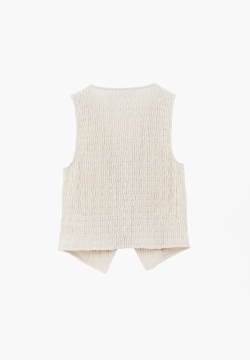 V Yaka Yelek ve Pantolon Kombini