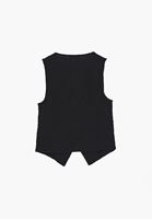 Bayan Siyah Dokulu V Yaka Yelek