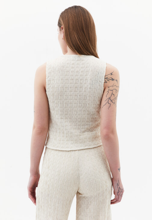 V Yaka Yelek ve Pantolon Kombini