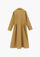 Bayan Sarı Uzun Gömlek Elbise