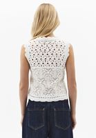 Bayan Krem Ajurlu Süveter