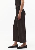 Bayan Kahverengi Dokulu Culotte Pantolon