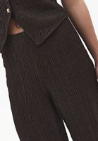 Bayan Kahverengi Dokulu Culotte Pantolon