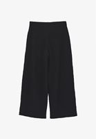 Bayan Siyah Dokulu Culotte Pantolon