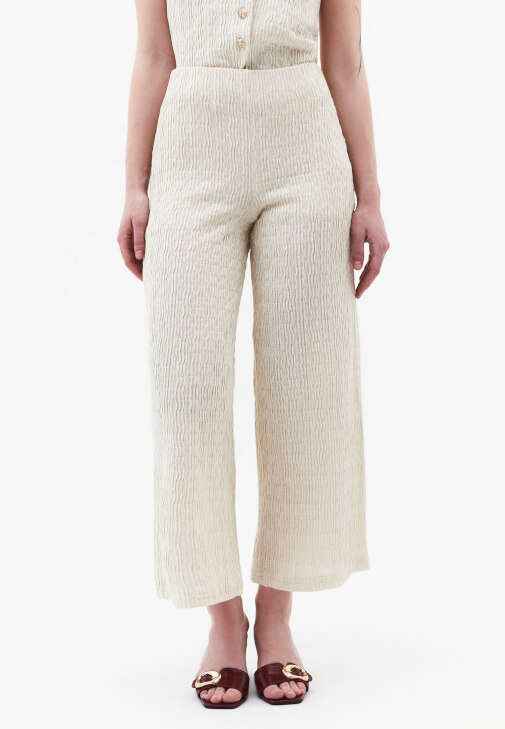 Dokulu Pantolon ve Yelek Kombini