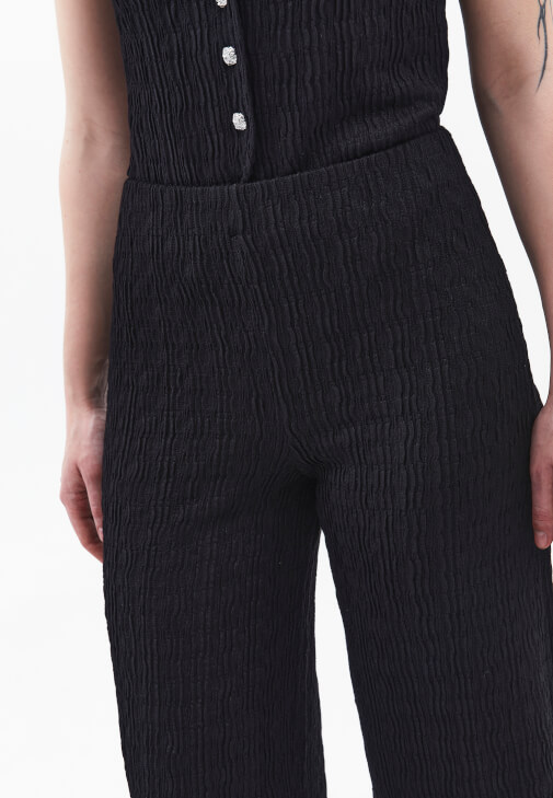 Culotte Pantolon ve Yelek Kombini