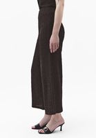 Bayan Kahverengi Dokulu Culotte Pantolon