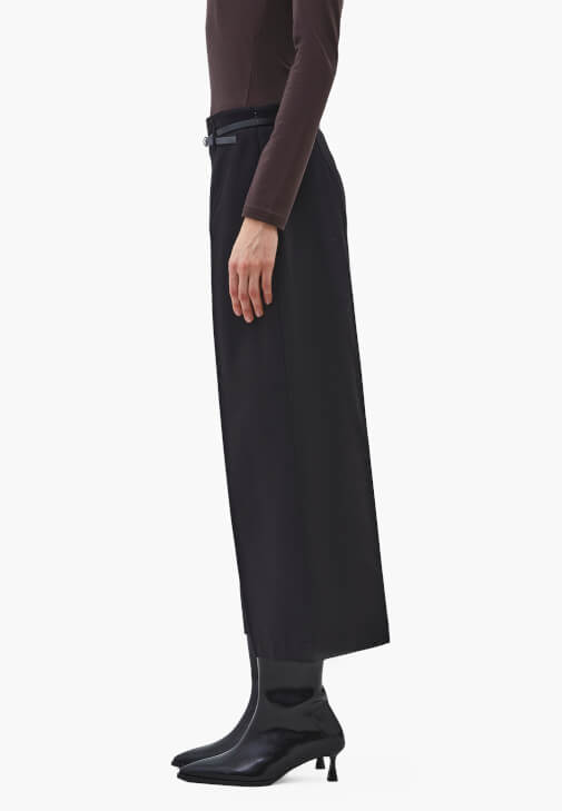 Culotte Pantolon ve Trençkot Kombini