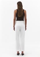 Bayan Bej Ultra Yüksek Bel Carrot-Fit Pantolon