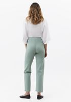 Bayan Yeşil Ultra Yüksek Bel Carrot-Fit Pantolon