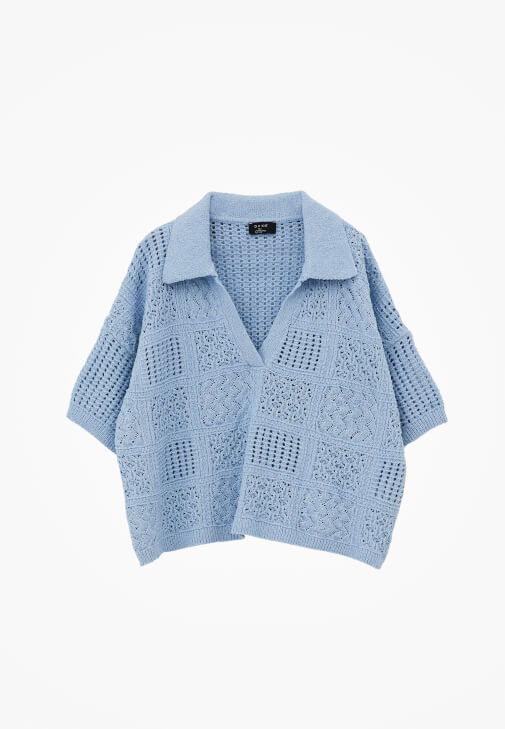 Ajurlu Kazak ve Pantolon Kombini