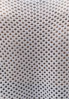 Bayan Gümüş Ajurlu Sıfır Yaka Crop Kazak