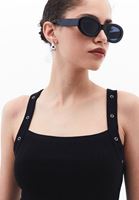 Bayan Siyah Bağcık Detaylı Atlet