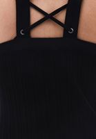 Bayan Siyah Bağcık Detaylı Atlet