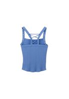 Bayan Mavi Bağcık Detaylı Atlet