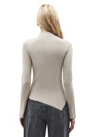 Bayan Bej Cut-Out Detaylı Tişört