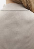 Bayan Bej Cut-Out Detaylı Tişört