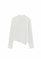 Bayan Krem Cut-Out Detaylı Tişört