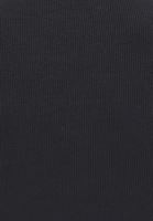 Bayan Siyah Pamuklu Sıfır Yaka Tişört