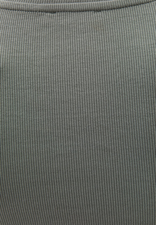 Pamuklu Sıfır Yaka Tişört - Görsel 5