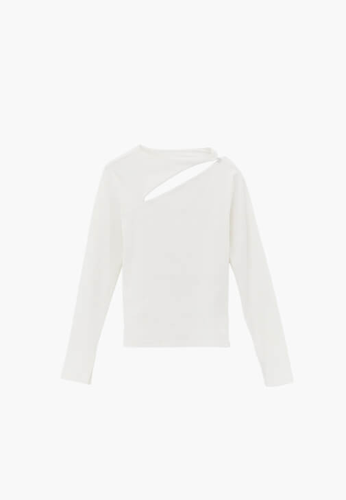 Tişört ve Barrel-Fit Pantolon Kombini