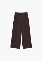 Wide-Leg Pantolon ve Bomber Ceket Kombini