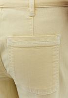 Bayan Sarı Ultra Yüksek Bel Wide-Leg Pantolon