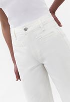 Bayan Bej Ultra Yüksek Bel Wide-Leg Pantolon