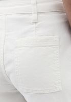 Bayan Bej Ultra Yüksek Bel Wide-Leg Pantolon