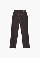 Bayan Kahverengi Ultra Yüksek Bel Straight-Fit Pantolon