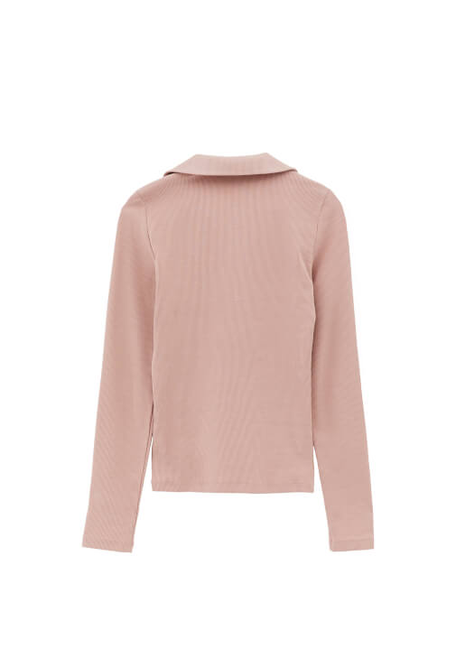 Düğmeli Tişört ve Straight-Fit Pantolon Kombini